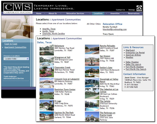 CWS Properties Database <small>Application</small>