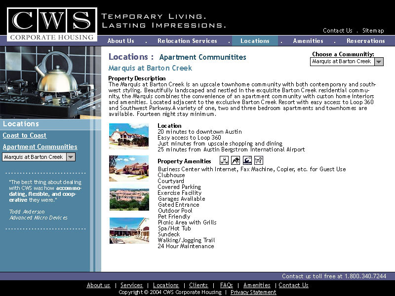 CWS Website <small>Design</small>