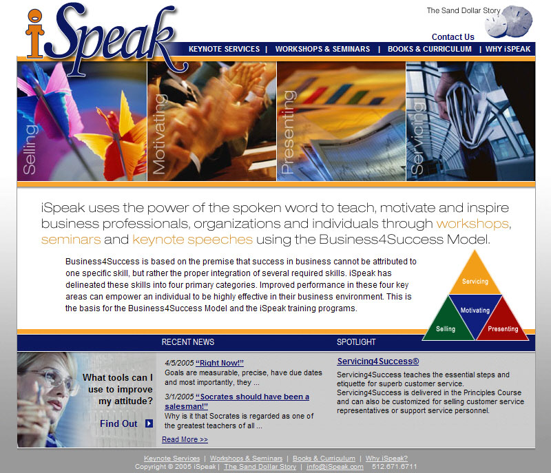 iSpeak <small>Website</small>